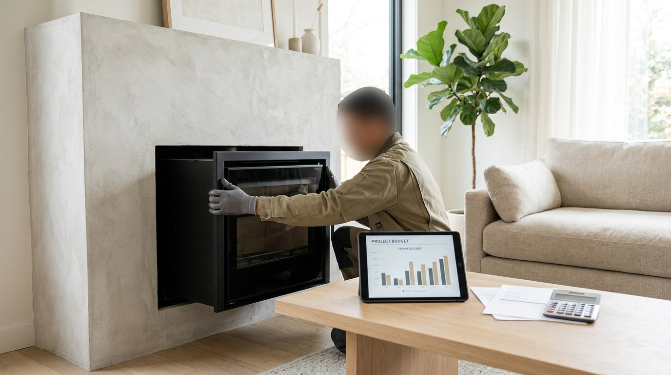 Quel prix pour l’installation d’un insert de cheminée ?