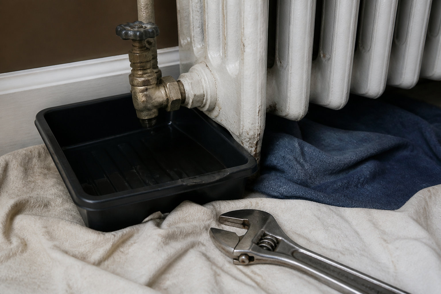 Démonter un radiateur pour peindre : préparation et vidange