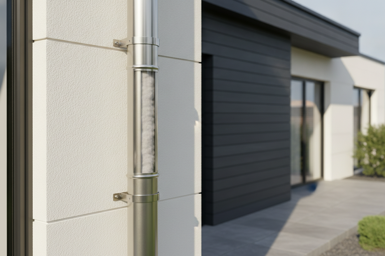 Conduit extérieur Poujoulat : tout savoir avant d’acheter et installer