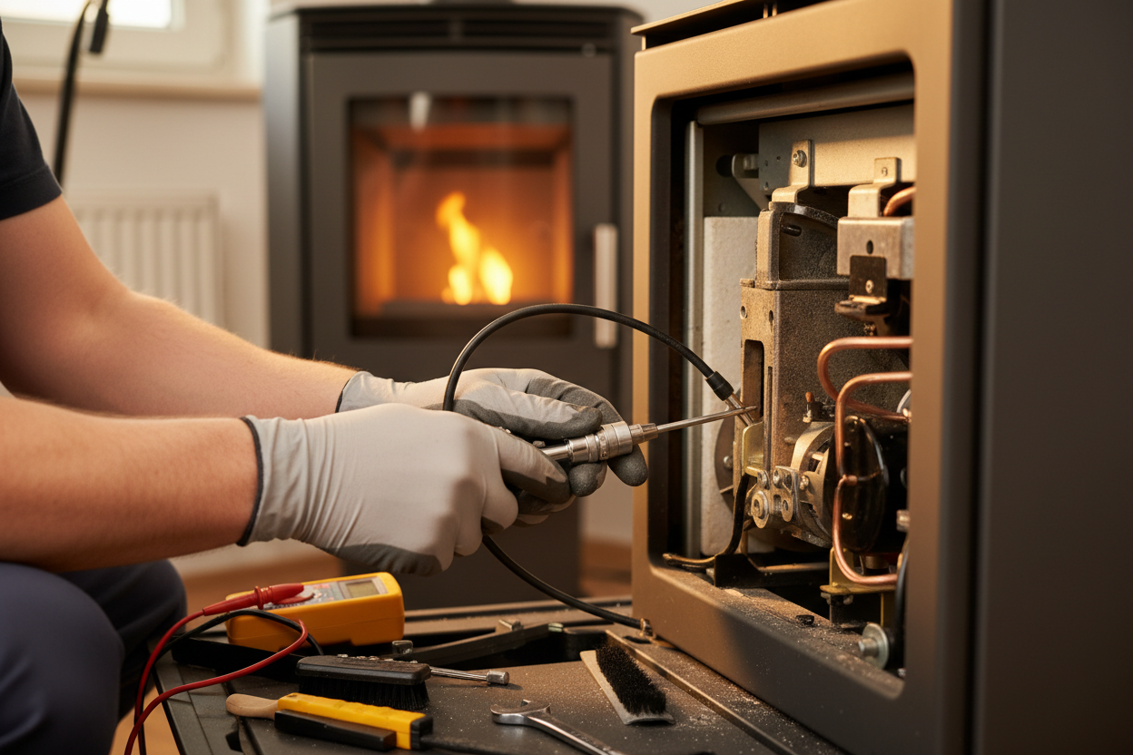 Formation entretien poêle à granulés : de zéro à technicien certifié rentable